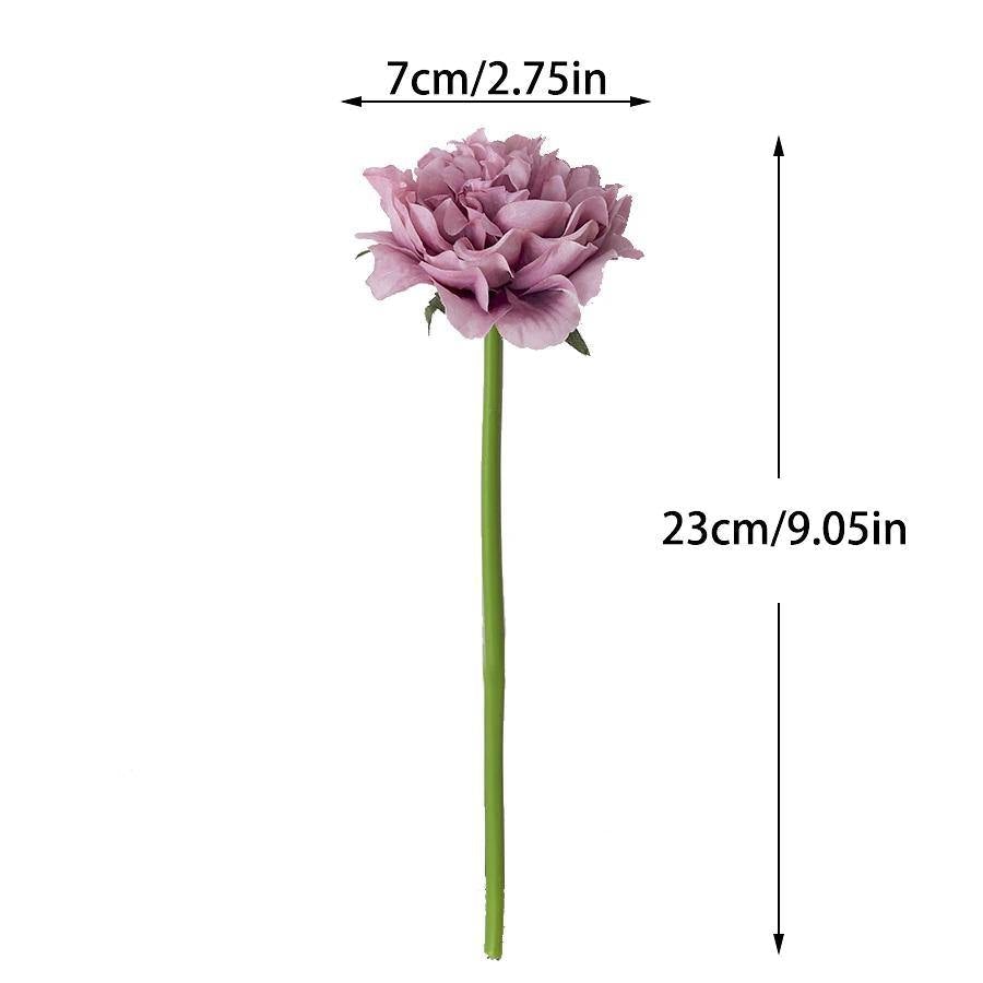 5-Piece Silk Faux Peonies Artificial Flowers