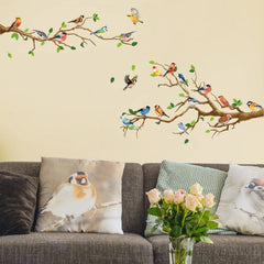 Bird On Branch Wall Sticker