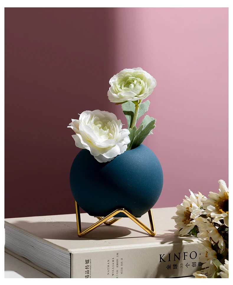 Vase Decoration Ceramic Nordic Morandi Small Fresh Creative Vases