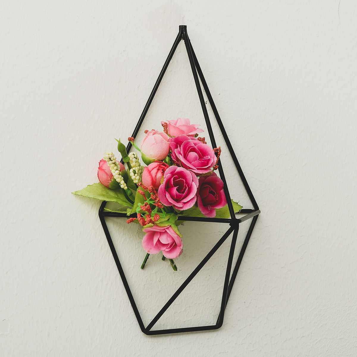 2-Piece Geometric Wall-Mounted Air Plant Hangers