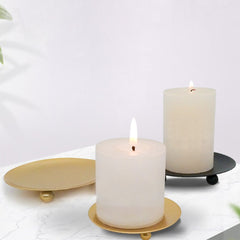 Nordic Mini Candle Holder Metal Plate